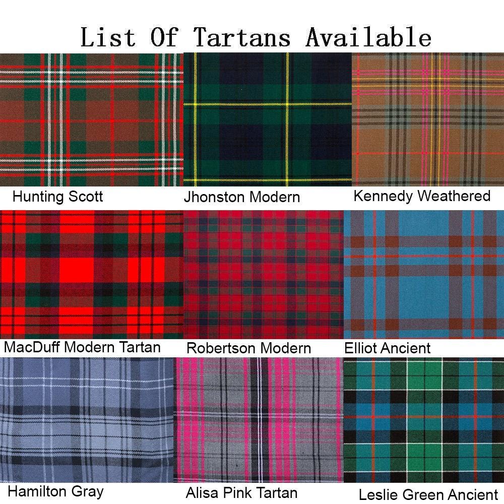 Kilt Fly Plaid Tartan MacDonald Modern – Lana Pettinata 16 Oz, Fatto In Scozia