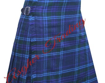 Spirit of Scotland Tartan Kilt: Acrylic Wool, Traditional Scottish 8 Yard Kilt For Men