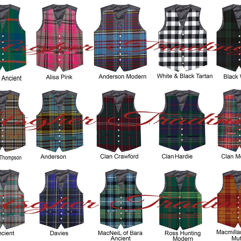 Kilt Outfit With Tartan Waistcoat And Accessories main image 0