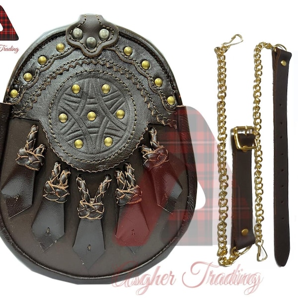Gold Plated Sporran Chain Belt