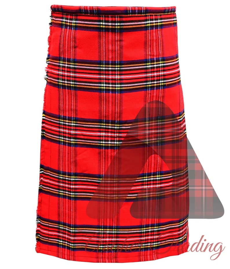 Men's Scottish Highland Traditional 8 Yard Tartan Kilt Kilt Fly Plaid