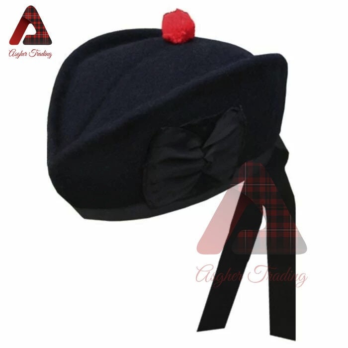 Scottish Handmade Military Piper Glengarry Hats Traditional