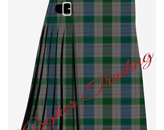 Handmade Scottish Tartan Kilt: Traditional 8 Yard, Clan Lloyd