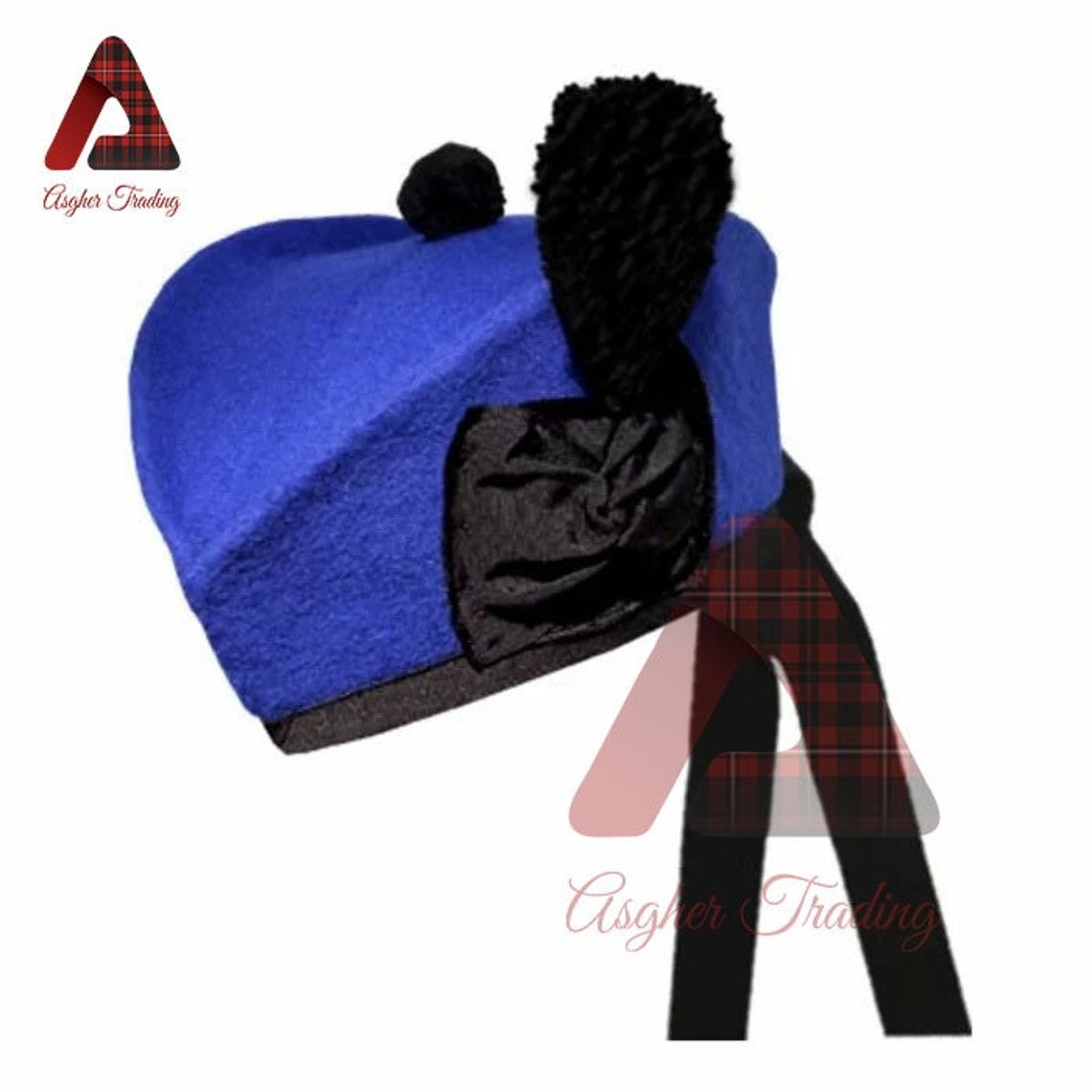 Scottish Handmade Military Piper Glengarry Hats Traditional