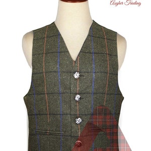 Tweed Gilet - Etsy