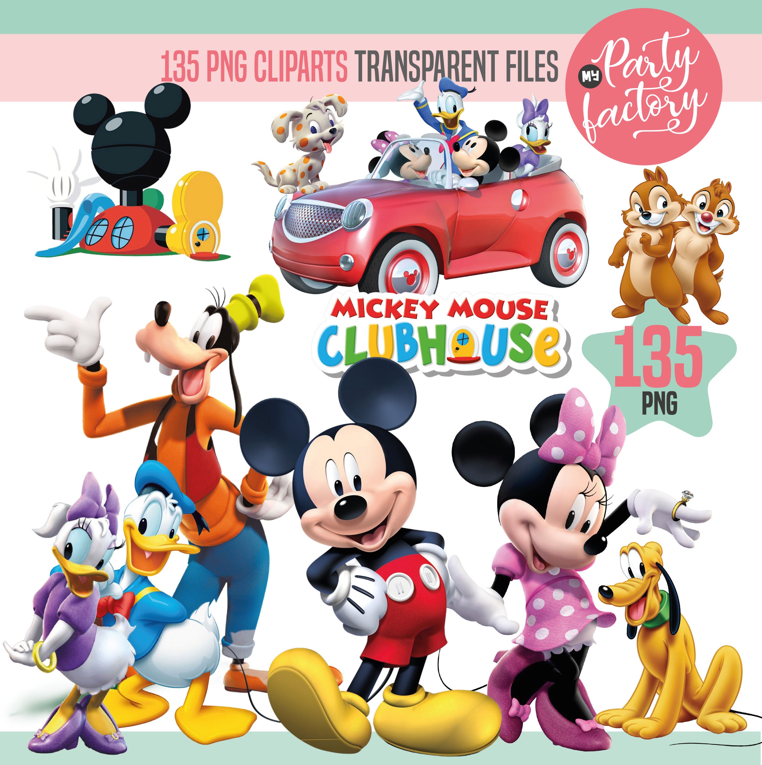 Mickey Mouse Clubhouse PNG File - PNG All