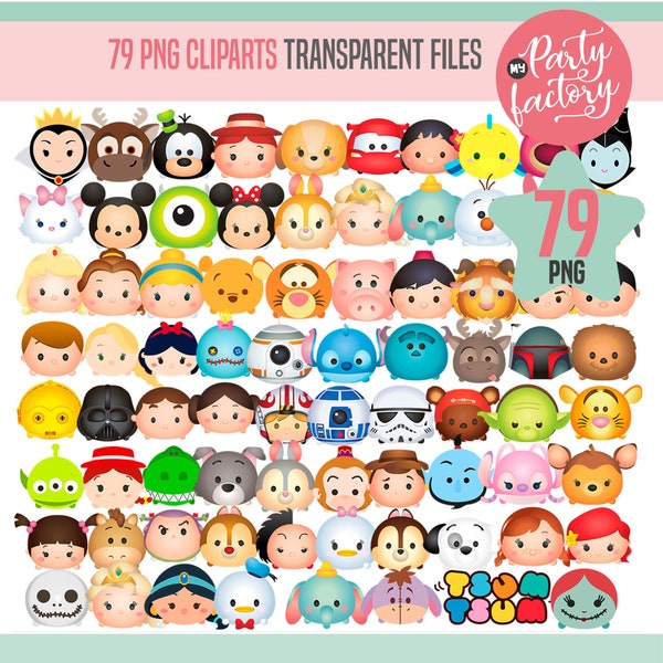 PNG Tsum Tsum, Printable cliparts png, 79 png transparent files, Tsum Tsum Mouse and friends, Tsum Tsum toys