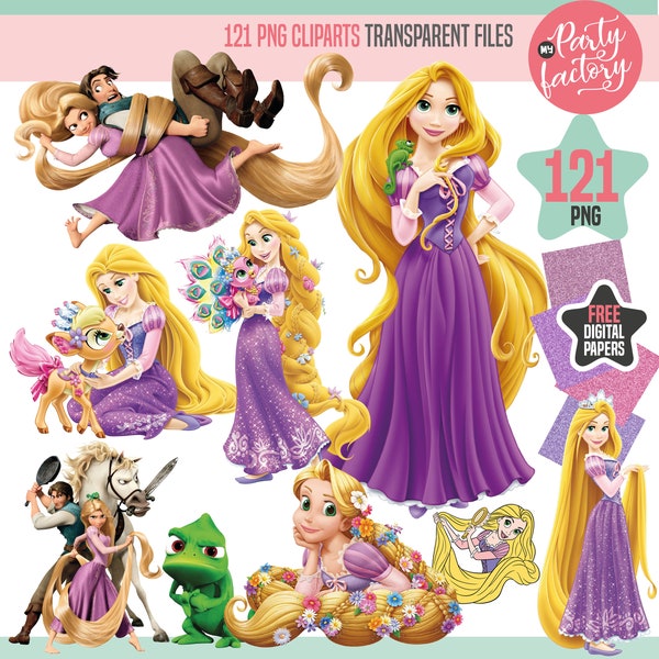 Raiponce Tangled PNG Clipart, Raiponce Clipart, Raiponce, Princesse, Raiponce Alphabet png, Téléchargement numérique, Papiers numériques gratuits