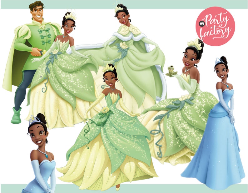 Princess 501 PNG Bundle, Princess Clipart Instant Download, Birthday, Moana, Frozen, Snow White, sleeping Beauty, Aurora, Jazmin imagen 10