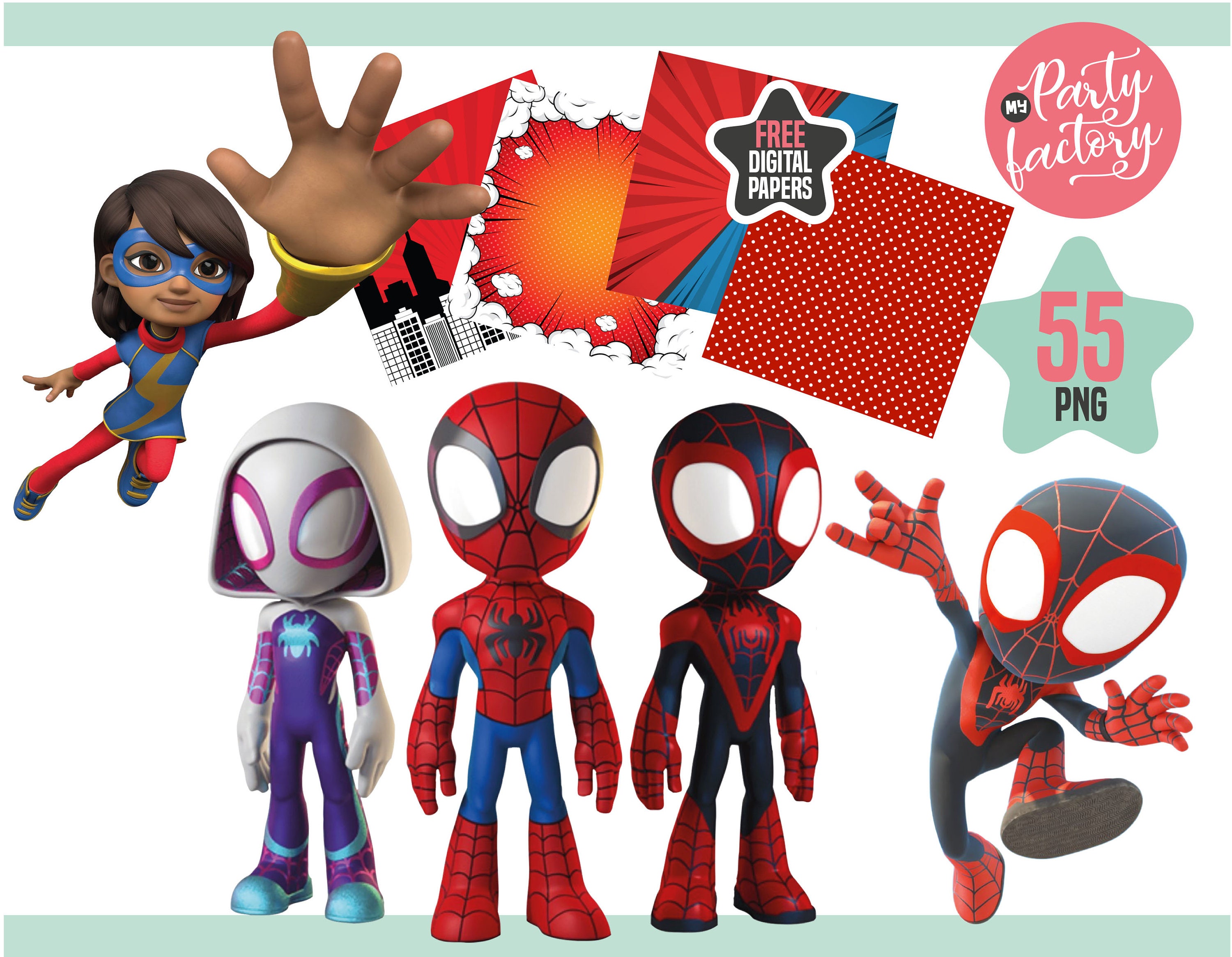 Spidey and His Amazing Friends PNG Images High Resolution Etsy Singapore