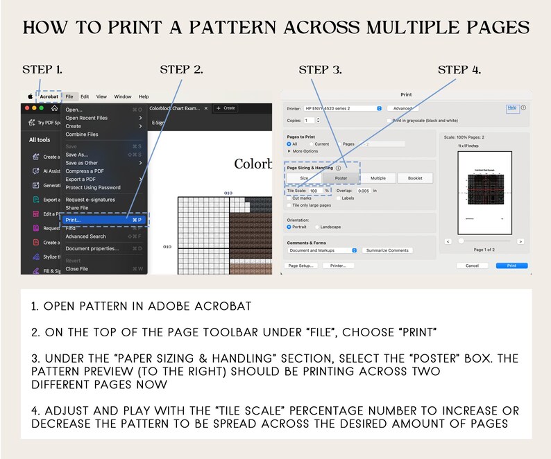 What the Shit / Cross Stitch Template Pattern (PDF Download) image 2