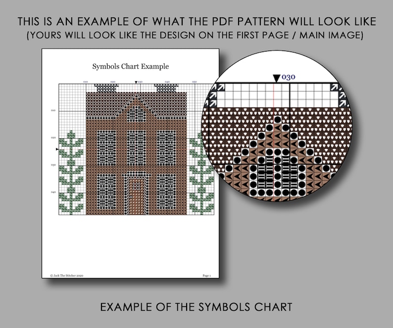 PDF ONLY May Godzilla Destroy This Home Last Modern Subversive Cross Stitch Template Pattern Instant PDF Download image 3