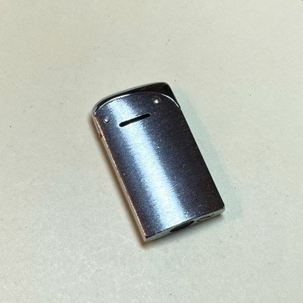 Vintage Evans lighter, untested, as is, silvertone metal, butane lighter, pocket lighter, midcentury lighter, 1960s  L12206