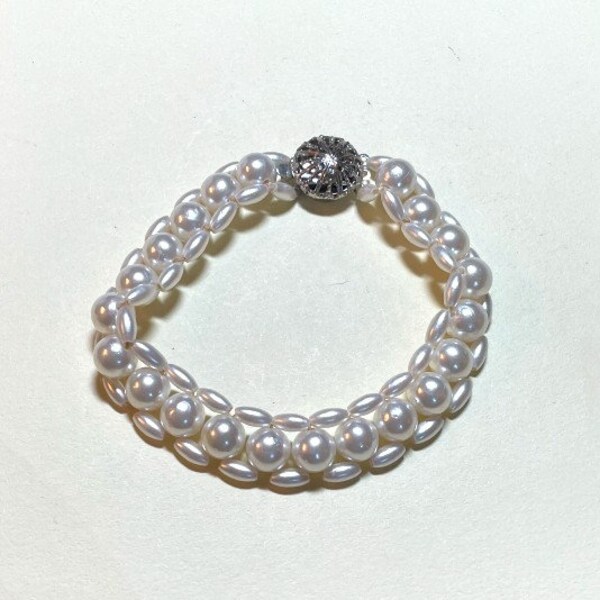 Faux Pearl Bracelet Etsy