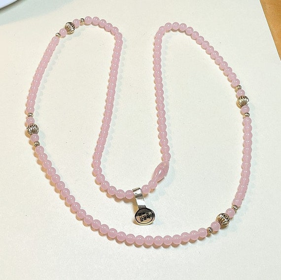 Vintage Avon beaded necklace Porcelain Pastel Bea… - image 2