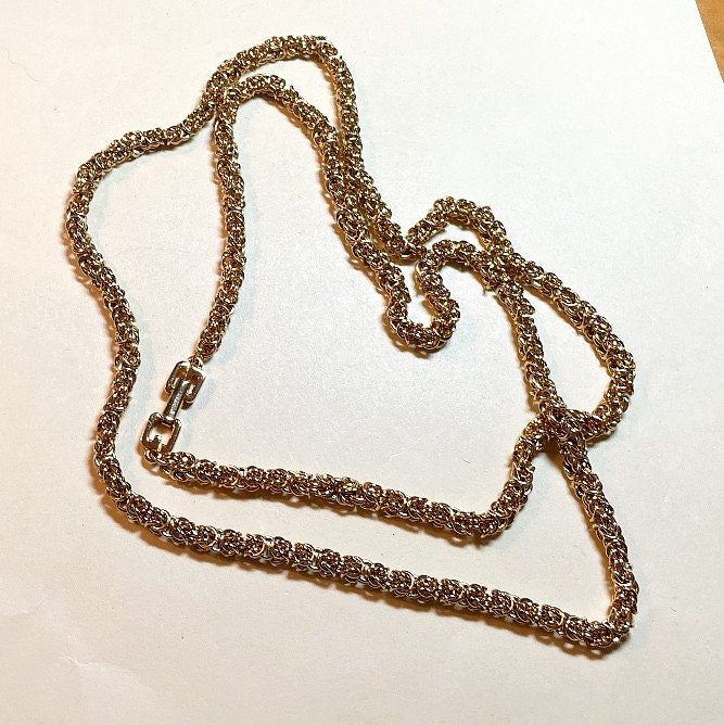 Vintage Givenchy Gold Necklace - Etsy