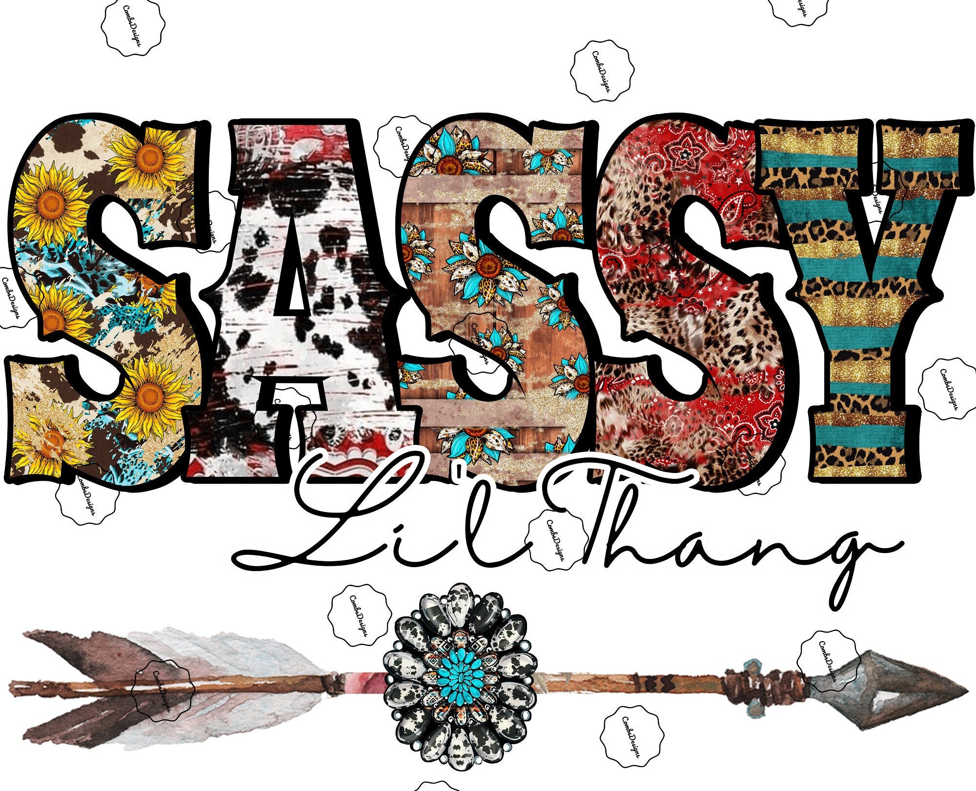 Ready to Press Heat Transfer Sublimation Design / Sassy Lil - Etsy