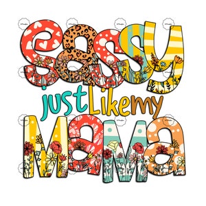 Ready to Press Heat Transfer Sublimation Design / Sassy Just Like My ...