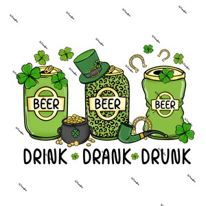 st patricks day sublimation transfer