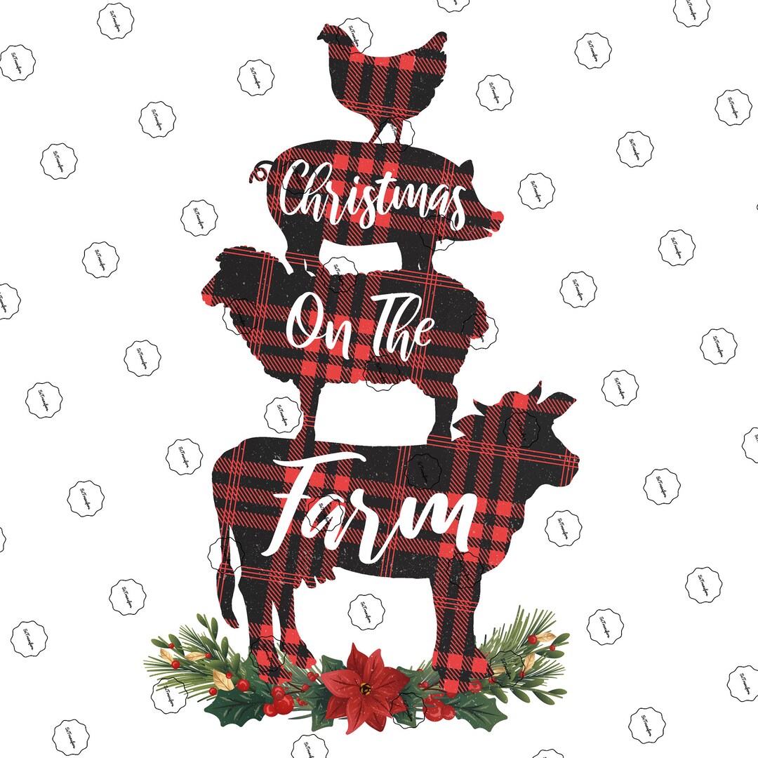 Sublimation Transfer / Ready to Press Heat Transfer / Christmas on the