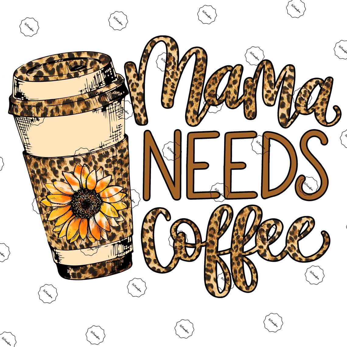 Ready to Press Heat Transfer Sublimation / Mama Needs Coffee / - Etsy