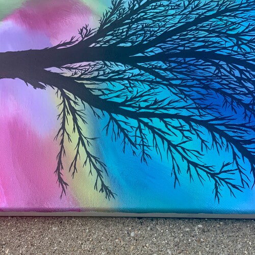 Abstract Painting, Trendy Wall Decor, Canvas Wall shops Hanging, Home Decor, Artwork for Walls, Landscape Art, Gift for Her, Abstract Artwork
