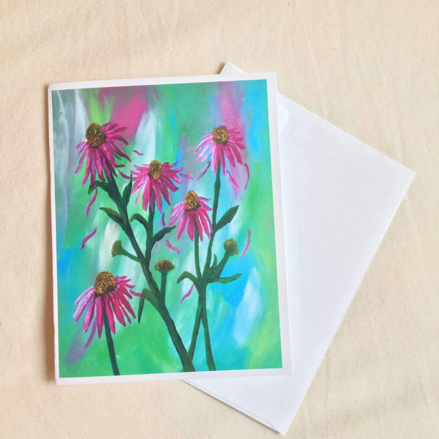 All Occasion Cards Floral Stationery Cards for Her Gift for Etsy