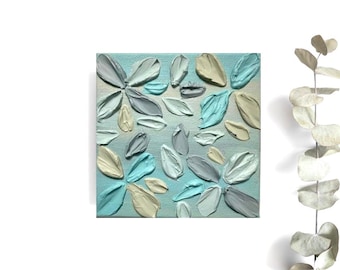 Flower Impasto Painting: 3D Floral Palette Knife Art