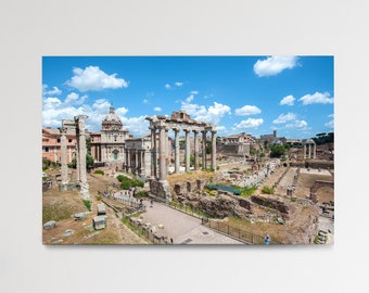 The Forum Rome Print - Ancient Rome Wall Art - Italy Travel Photography - Custom Home Decor - Original Rome Poster - Large Digital Print