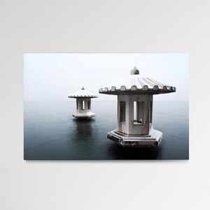West Lake Hangzhou Poster - Hangzhou China Print - Chinesische Landschaft Druck - Minimalistische Wandkunst - Original China Reisefotografie