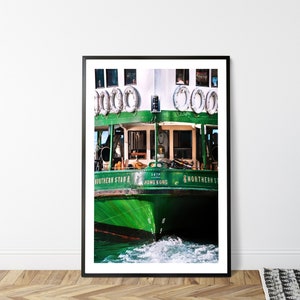 Star Ferry Hong Kong Print - Victoria Harbour Hong Kong Wall Art - HK Home Decor Gift - Hong Kong Poster - Travel Photography Souvenir