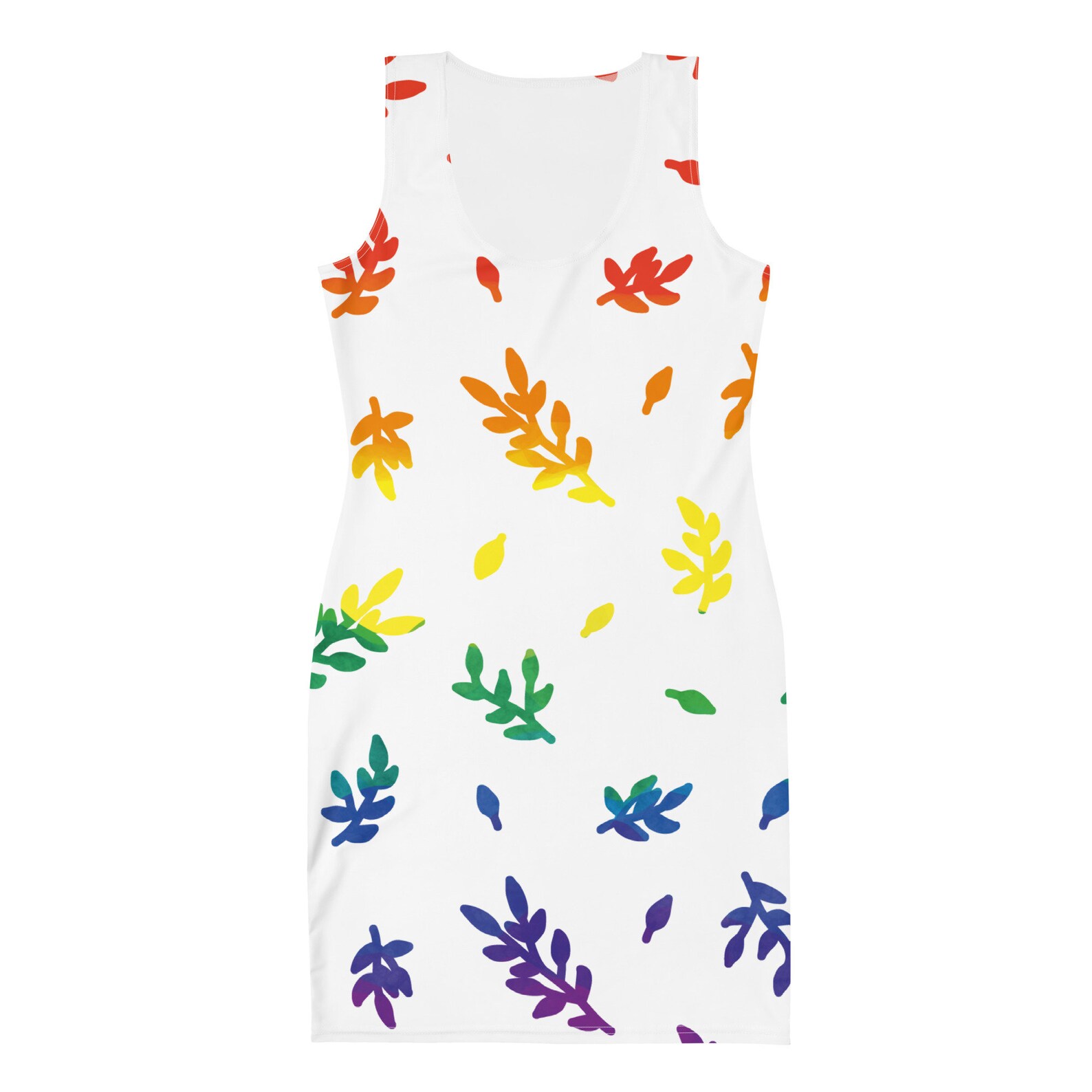 Lgbt Rainbow Patterm Print Dress main image 1