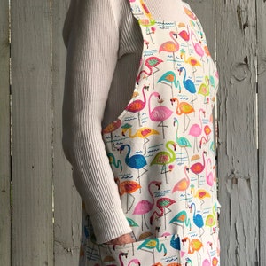 Flamingo Japanese Apron