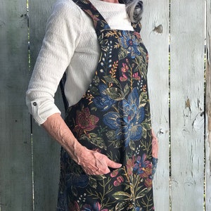 Cotton Canvas Japanese Style Apron, Made In USA, Ready to Ship