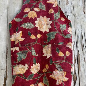 XL Cotton Canvas Japanese Style Apron, Made In USA, Ready to Ship