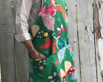 Cotton Canvas Japanese Apron, Made In USA, Ready to Ship