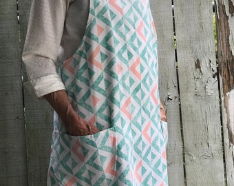 Japanese Apron/Ready to Ship/Handmade in USA