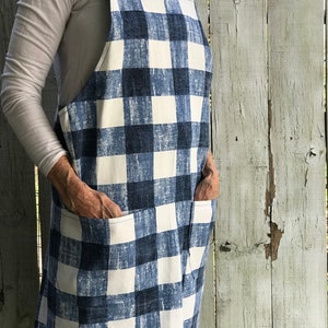 Cotton Canvas Japanese Style Apron, Made In USA, Ready to Ship
