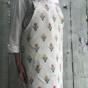 Cotton Japanese Apron, Made In USA, Ready to Ship