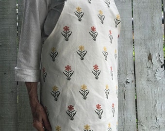 Cotton Japanese Apron, Made In USA, Ready to Ship