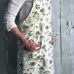 Cotton Canvas Japanese Apron, Made In USA, Ready to Ship