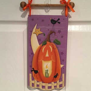 Smiling Jack O&#39;Lantern Banner