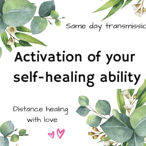 Activation of your Self-healing Ability | Distance Healing | Reiki | Holistic Healing | Energy Healing | Energy Cleansing