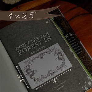 Author Fantasy/Whimsical/Dark Bookplates – 4&quot; x 2.5&quot;