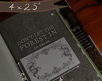 Fantasy Whimsical Bookplates – 4" x 2.5" | Authors, Readers, Events