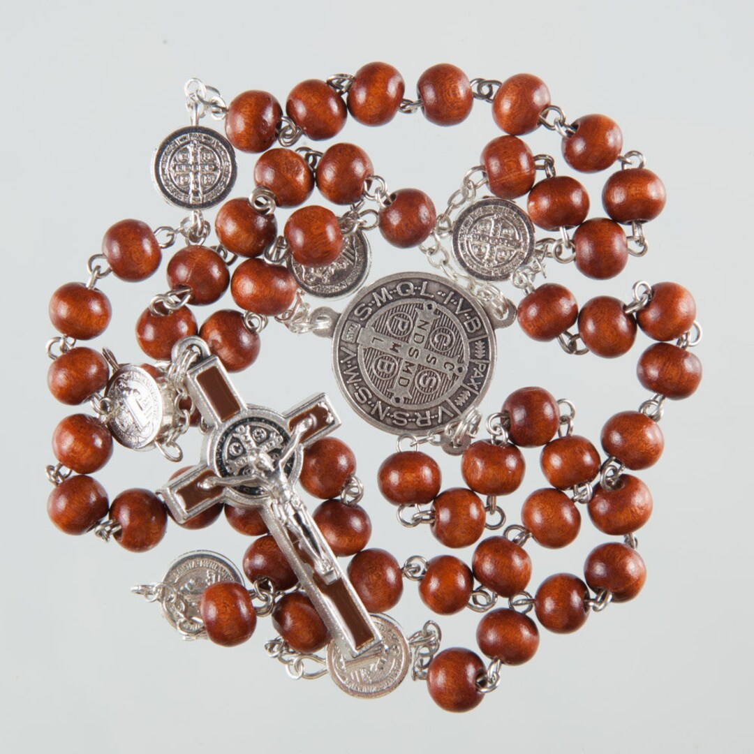 Chapelet Vierge Miraculeuse En Verre Avec Médaille Et Croix émaillées