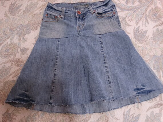 american eagle jeans skirt