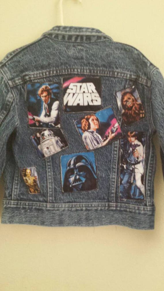 Lee Denim Jacket Small Kids 7 Star Wars 