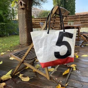 SEA BAG Upcycled Bag Handcrafted Recycled Sail Beach Travel Tote Women