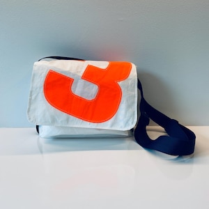 Messenger Bag Upcycled Sail Man Purse Crossbody Work Bag Messenger Bag Women/Men Messenger Bags for School Messenger Bag Woman Laptop bag